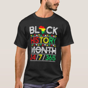 T-shirt Mois de l'histoire des Noirs 247365 Melanin Africa