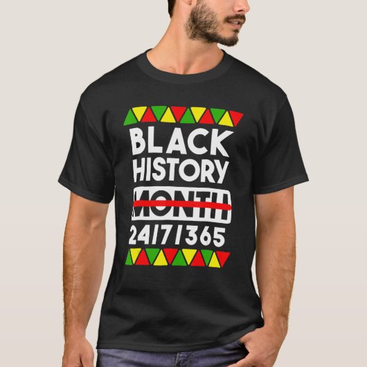 T-shirt Mois de l'histoire des Noirs 247365 Pride Africain (Devant)