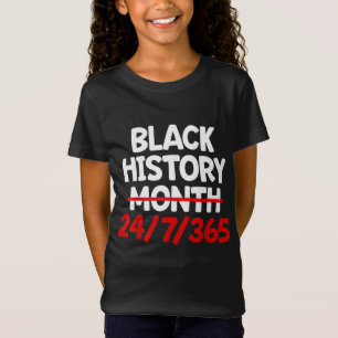 T-Shirt Mois de l'histoire des Noirs African American Prid