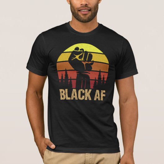 T-shirt Mois de l'histoire des Noirs afro-américains (Devant)