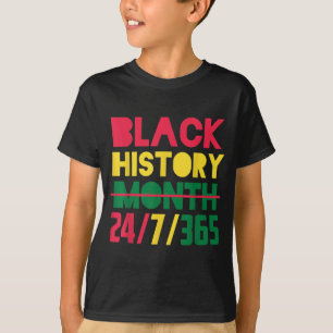 T-shirt Mois de l'histoire des Noirs Afro-Américains
