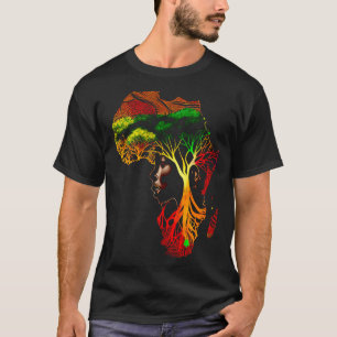 T-shirt Mois de l'histoire des Noirs Ancêtres afro-américa