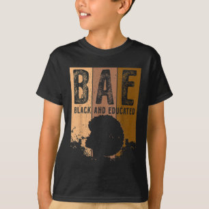T-shirt Mois de l'histoire des Noirs BAE Noir et Melanine