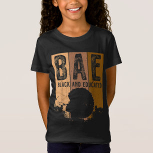 T-Shirt Mois de l'histoire des Noirs BAE Noir et Melanine