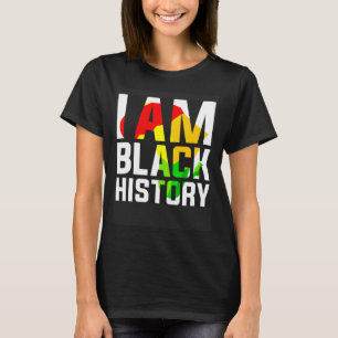 T-shirt Mois de l'histoire des Noirs Célébrité de pays afr