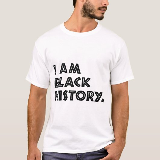 T-shirt Mois de l'histoire des Noirs Conception graphique (Devant)