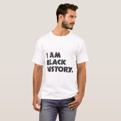 T-shirt Mois de l'histoire des Noirs Conception graphique (Devant entier)