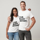 T-shirt Mois de l'histoire des Noirs Conception graphique (Unisexe)