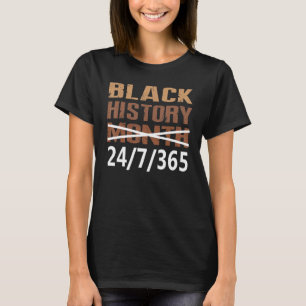 T-shirt Mois de l'histoire des Noirs de Melanine Africains
