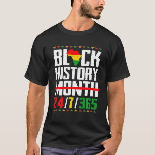 T-shirt Mois de l'histoire des Noirs Femme africaine - Afr