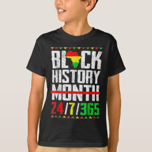 T-shirt Mois de l'histoire des Noirs Femme africaine - Afr