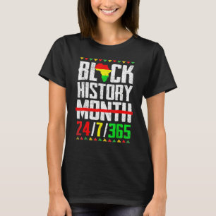 T-shirt Mois de l'histoire des Noirs Femme africaine - Afr