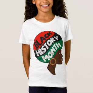T-Shirt Mois de l'histoire des Noirs Fiers Afro-Africains