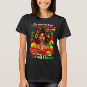 T-shirt Mois de l'histoire des Noirs Fille africaine Femme