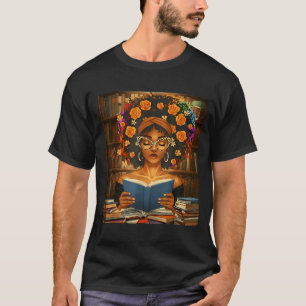 T-shirt Mois de l'histoire des Noirs Fille Afro Noire Femm