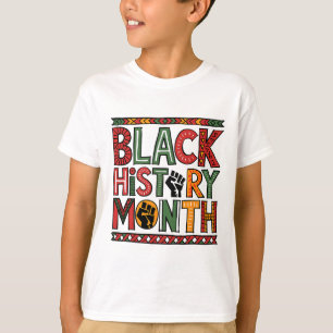 T-shirt Mois de l'histoire des Noirs Héritage afro-américa