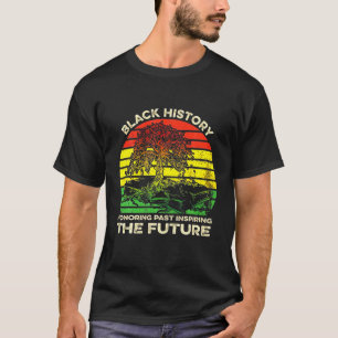T-shirt Mois de l'histoire des Noirs honorant le passé Ins