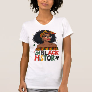 T-shirt Mois de l'histoire des Noirs - Je suis l'histoire 