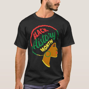 T-shirt Mois de l'histoire des Noirs Melanin Hommes Femmes