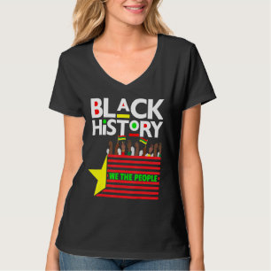 T-shirt Mois de l'histoire des Noirs Nous les gens Hommes