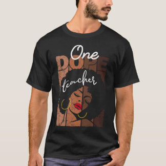 T-shirt Mois de l'histoire des Noirs pour un enseignant un