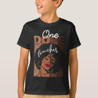 T-shirt Mois de l'histoire des Noirs pour un enseignant un