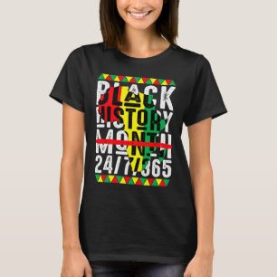 T-shirt Mois de l'histoire des Noirs Un mois ne peut conte
