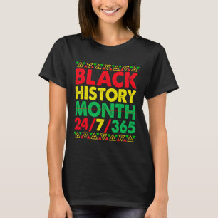 T-shirt Mois De L'Histoire Noire 247365 Chemise Afrique Po