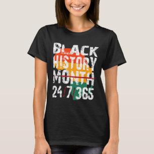 T-shirt Mois De L'Histoire Noire 247365 Chemise Afrique Po