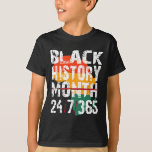 T-shirt Mois De L'Histoire Noire 247365 Chemise Afrique Po