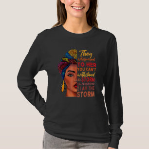 T-shirt Mois De L'Histoire Noire Africaine Femme Afro Je S