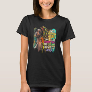 T-shirt Mois De L'Histoire Noire Africaine Femme Afro Je S