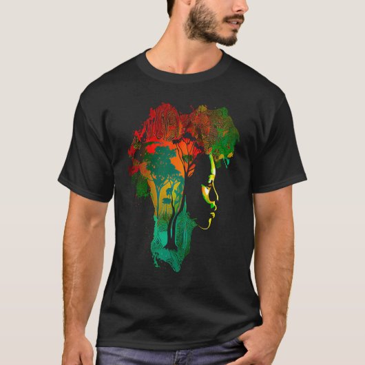 T-shirt Mois de l'histoire noire Ancêtres afro-américains (Devant)