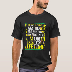 T-shirt Mois de l'histoire noire - BLM African-American