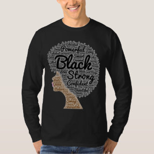 T-shirt Mois de l'histoire noire de l'Art Word Afro