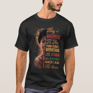 T-shirt Mois De L'Histoire Noire Femmes Africaines Afro Je