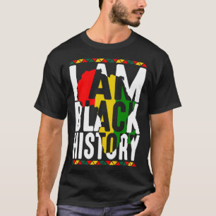 T-shirt Mois de l'histoire noire Fierté dans l'Equa du pat