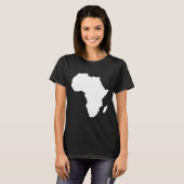 T-shirt Mois de l'Histoire Noire Junetten Afrique subtile (Devant entier)