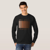 T-shirt Mois de l'histoire noire Melanin Black Pride Ensei (Devant entier)