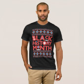 T-shirt Mois de l'histoire noire Melanin Hommes Femmes Bru (Devant entier)