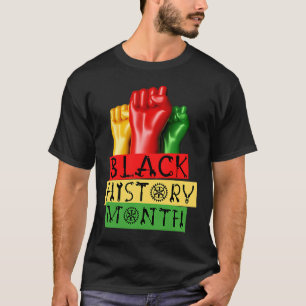 T-shirt Mois de l'histoire noire Melanin Hommes Femmes Enf