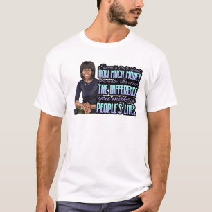 T-shirt Mois de l'histoire noire Michelle Obama Jour du Pr