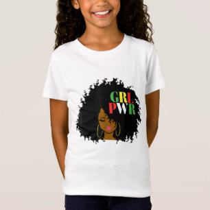 T-Shirt Mois de l'histoire noire Reine Melanin Fille Femme