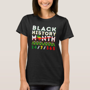 T-shirt Mois de l'histoire noire Un mois peut tenir notre 