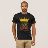 T-shirt Mois de l'histoire noire Young King Rustic BLM (Devant entier)