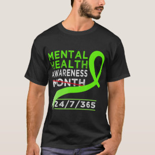 T-shirt Mois De Mai De Sensibilisation À La Santé Mentale 
