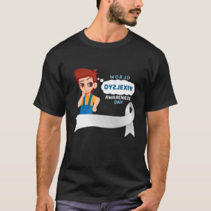 T-shirt Mois de sensibilisation à la dyslexie