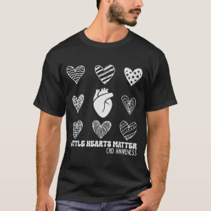 T-shirt Mois de sensibilisation à la maladie cardiaque Chd
