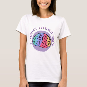 T-shirt Mois de sensibilisation à la maladie d'Alzheimer