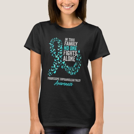 T-shirt Mois de sensibilisation à la paralysie supranucléa (Devant)